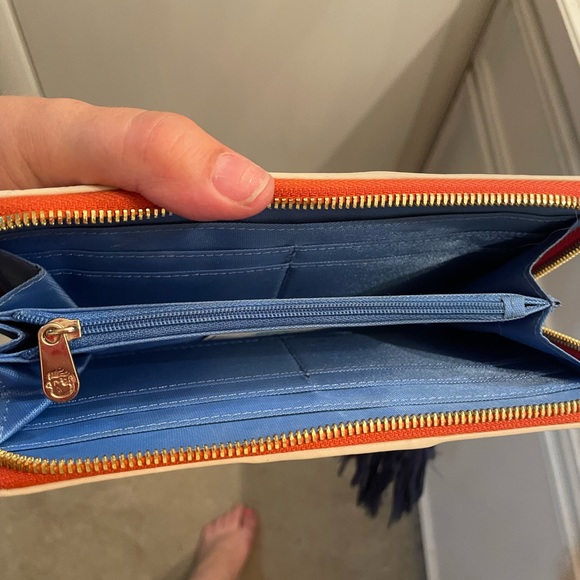 Spartina 449 Boho Zippered Wallet w Keychain - Picture 6 of 6